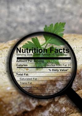 Nutritional Fact Bread